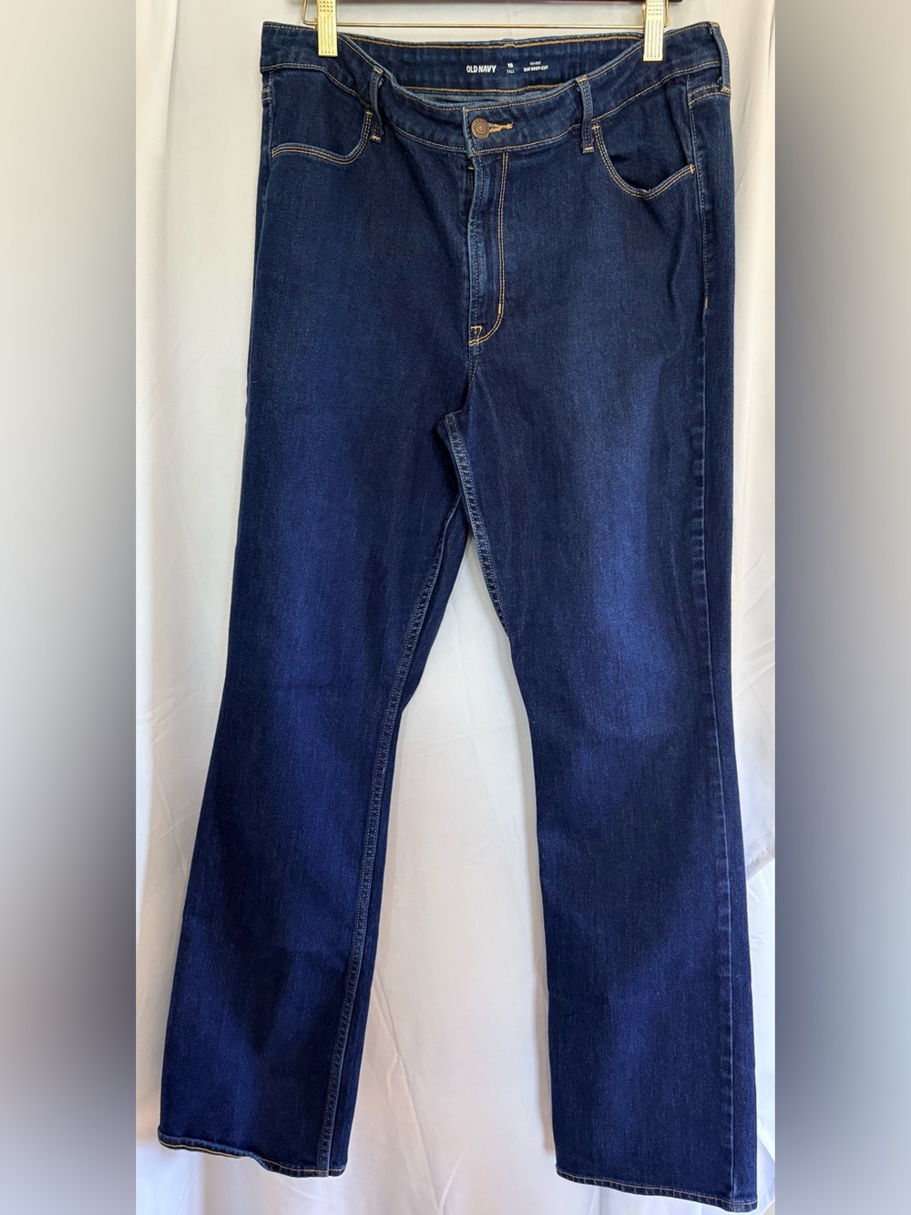 Old Navy Blue Denim WOW Boot-Cut Jeans Size 16 Tall